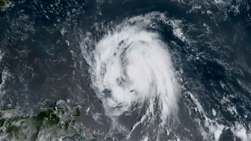 Huracán María. NASA